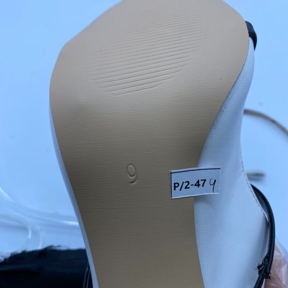 FSJ Mules Pointed Toe Heels Mary Jane Sandals Shoe - Picture 10 of 10